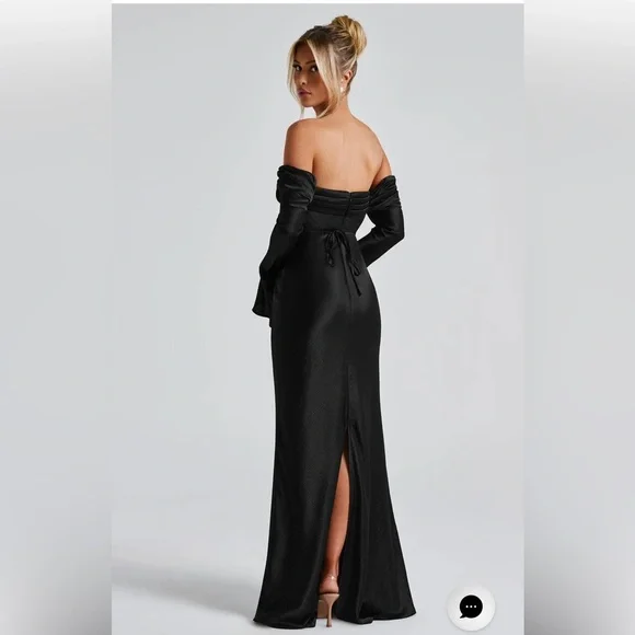 NWT Babyboo SELENE MAXI DRESS - BLACK - Picture 5 of 6